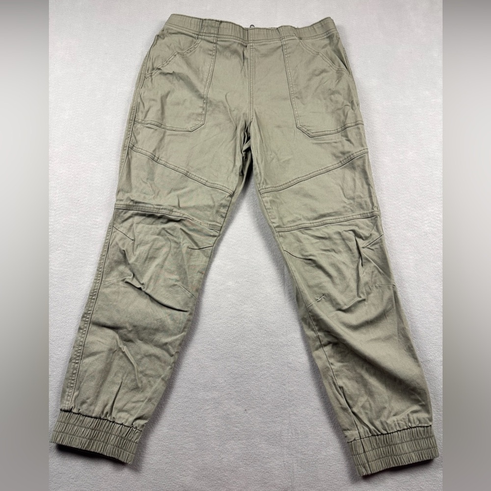 Rewash Elastic High Rise Olive Green Jogger Women's XL Military Street Gorpcore